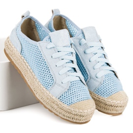 Seastar Espadrillas traforate sulla rilegatura blu 1