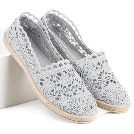 Seastar Espadrillas in pizzo grigio 1