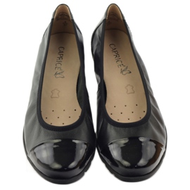 Caprice comodo ballerinas femminile 9-22152-28 nero con ONAIR 4