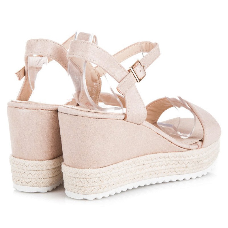 Seastar Sandali espadrillas con zeppa marrone 2