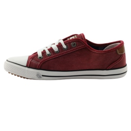 Mezze scarpe da ginnastica bordeaux Mcarthur 01-BG multicolore marrone bianco 3
