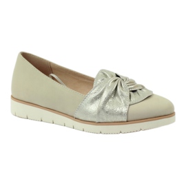 Caprice pumps scarpe basse scarpe da donna 24607 beige d'oro 1