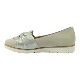 Caprice pumps scarpe basse scarpe da donna 24607 beige d'oro 2