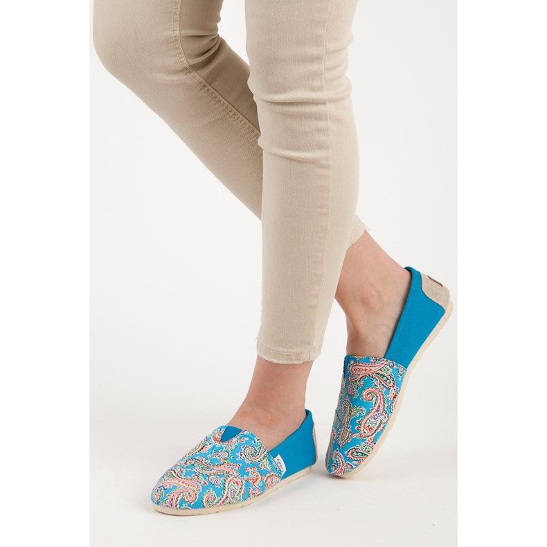 L. Day Espadrillas Con Fantasia Etnica blu 1