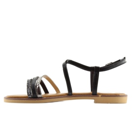 Sandali neri da donna S57 Nero 2