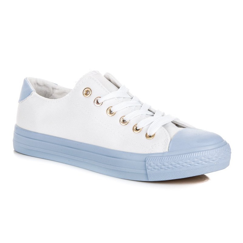 Coura Sneakers allacciate da donna bianca 1