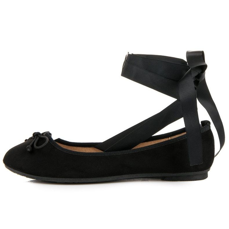 Ch. Creation Ballerine in camoscio nero 2