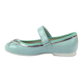 American Club Ballerine décolleté con fiocco americano verde 2