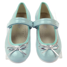 American Club Ballerine décolleté con fiocco americano verde 4