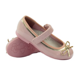 American Club Ballerine décolleté con fiocco americano rosa 3