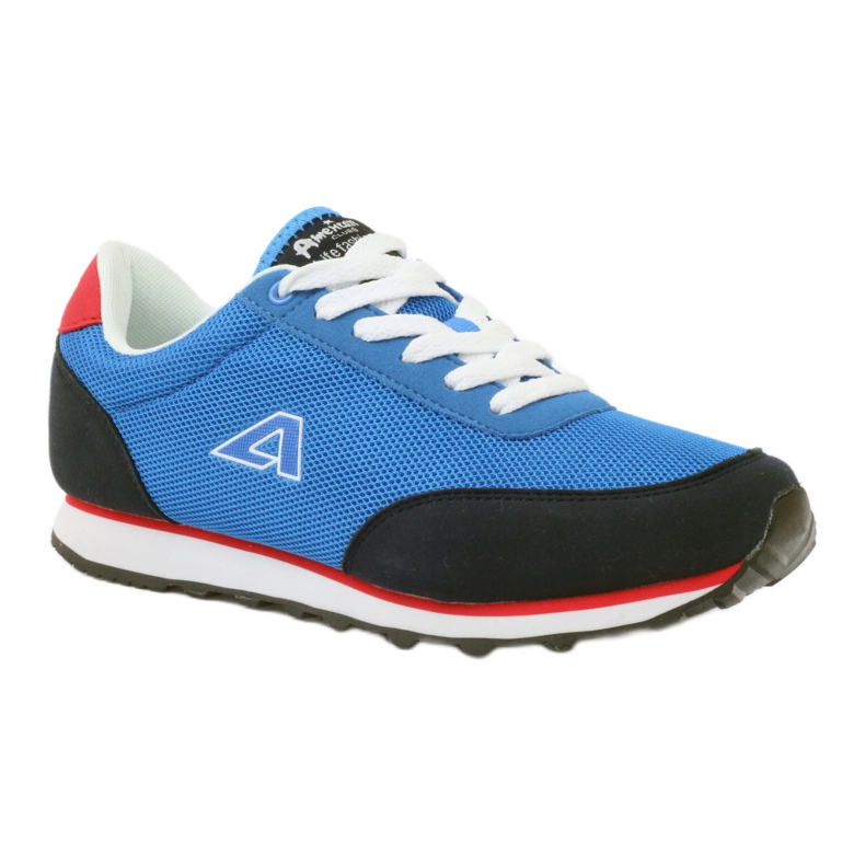 American Club Scarpe sportive stringate da donna blu americano 1