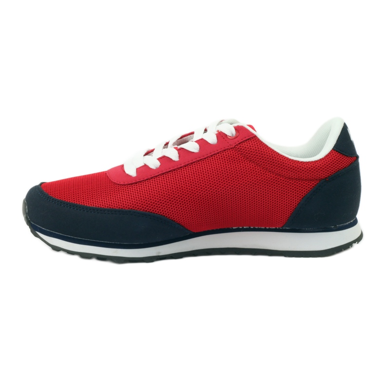American Club Scarpe sportive americane legate in rosso blu navy 2