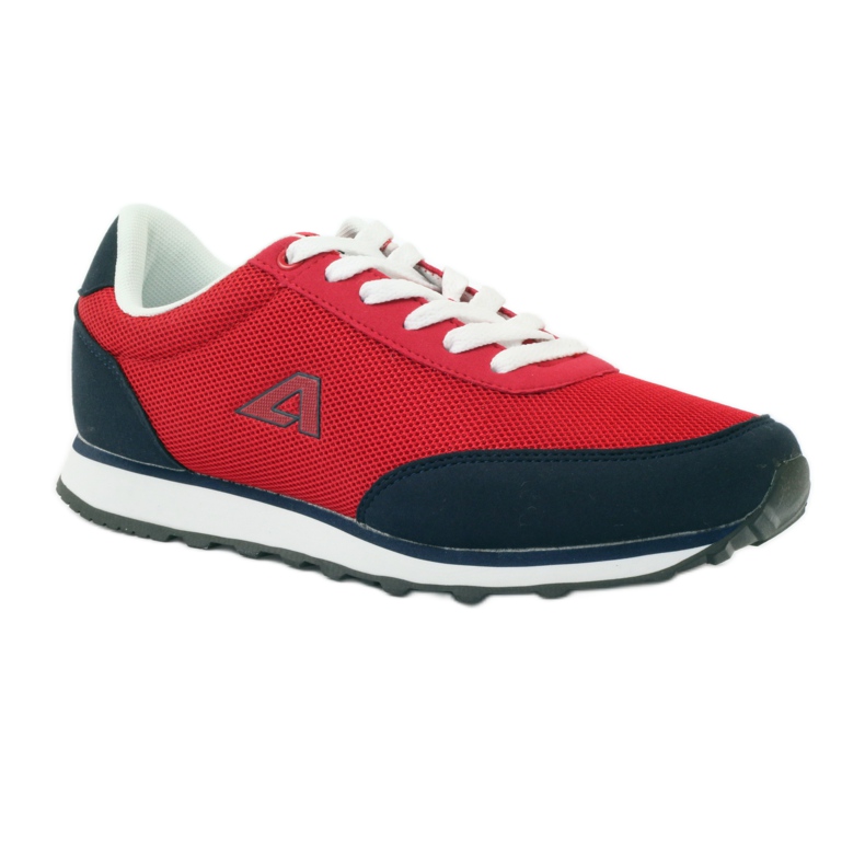 American Club Scarpe sportive americane legate in rosso blu navy 1