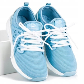 Ax Boxing Scarpe in materiale slip-on blu 1