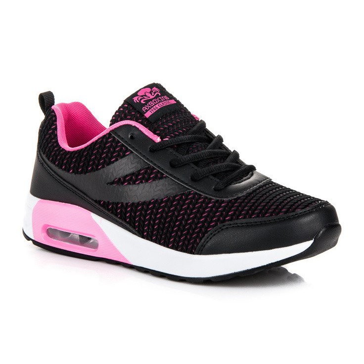 Ax Boxing Scarpe sportive alla moda nero rosa 1