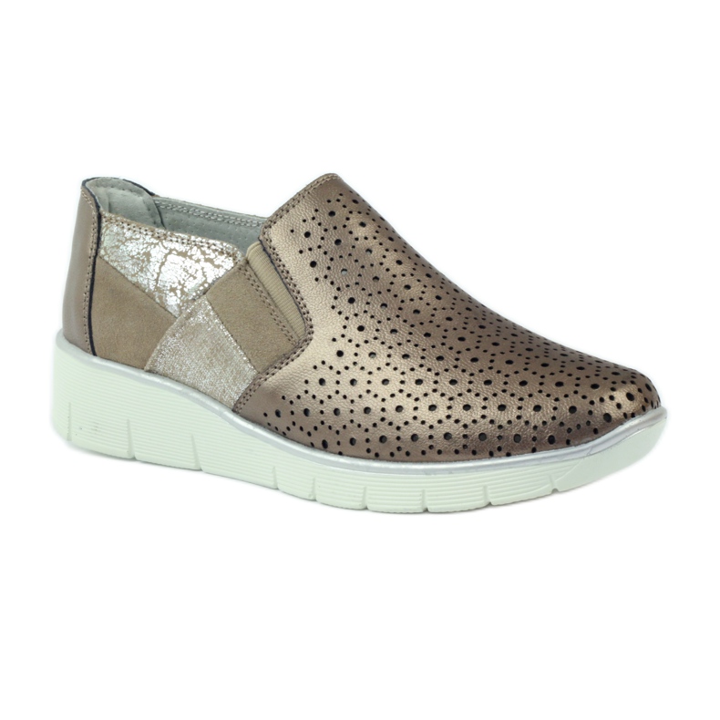 Slip On Filippo Sportivi in ​​Pelle marrone multicolore 1