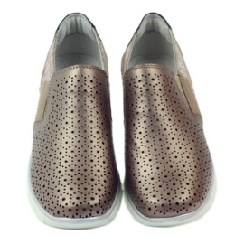 Slip On Filippo Sportivi in ​​Pelle marrone multicolore 4
