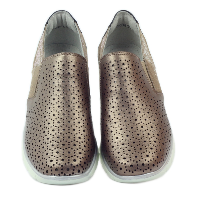 Slip On Filippo Sportivi in ​​Pelle marrone multicolore 4