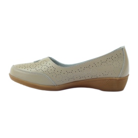 Scarpe da donna traforate Vinceza beige 2