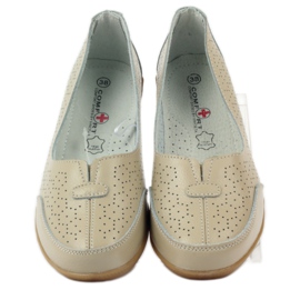 Scarpe da donna traforate Vinceza beige 4