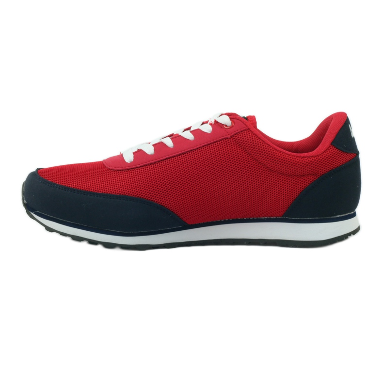 American Club Scarpe sportive allacciate da uomo di colore rosso americano blu navy 2