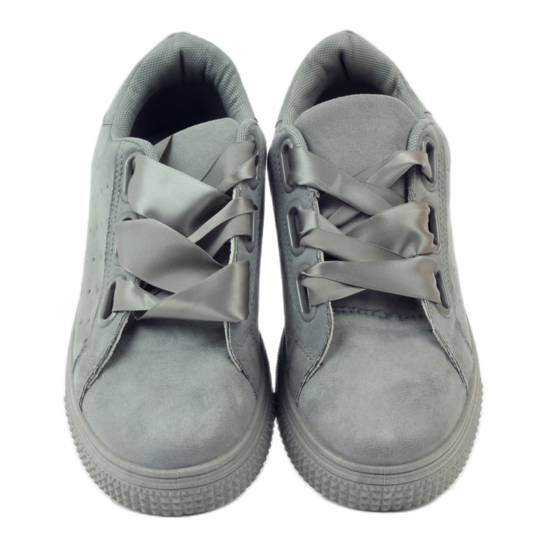 McKey Creepers Sports Scarpe legate con un nastro grigio 4
