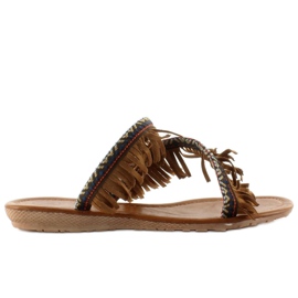Infradito stile indiano k1626302 Camel marrone 1