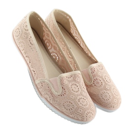 Slipony pizzo rosa MN70 Rosa 1