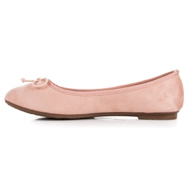 Ch. Creation Ballerine in camoscio rosa 1