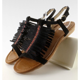 Sandali stile indiano k1626301 Negro nero 1