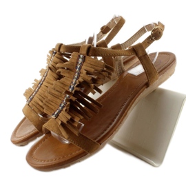 Sandali stile indiano k1626301 Camel marrone 1