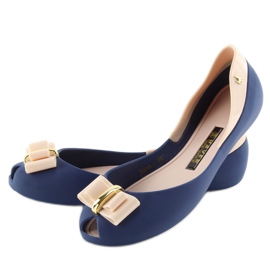 NAVY / D.BEIGE ballerine melissa blu navy 1