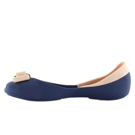 NAVY / D.BEIGE ballerine melissa blu navy 2