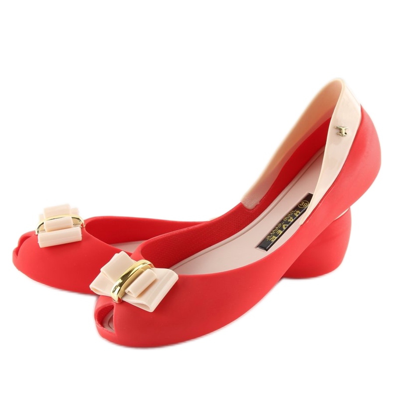 Ballerine meliski rosso KM98 ROSSO / D.BEIGE 1