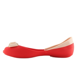 Ballerine meliski rosso KM98 ROSSO / D.BEIGE 2
