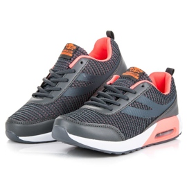 Ax Boxing Scarpe sportive alla moda grigio rosa 2
