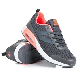 Ax Boxing Scarpe sportive alla moda grigio rosa 1