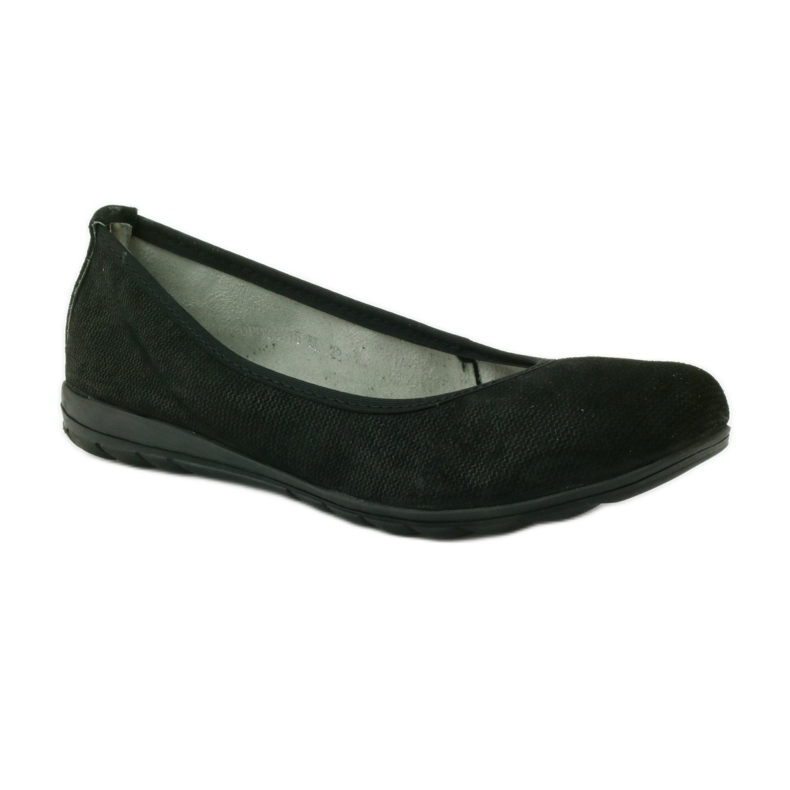 Ballerine da donna in pelle Filippo 024 nero 1