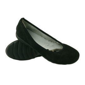 Ballerine da donna in pelle Filippo 024 nero 3