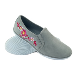 Sneakers Mckey 180 in suede floreale grigio 3