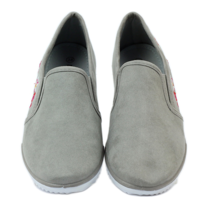Sneakers Mckey 180 in suede floreale grigio 4