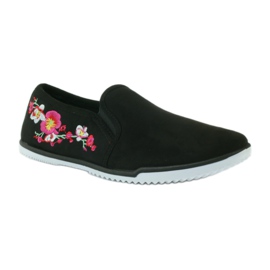 Sneakers Mckey 180 in suede floreale nero 1