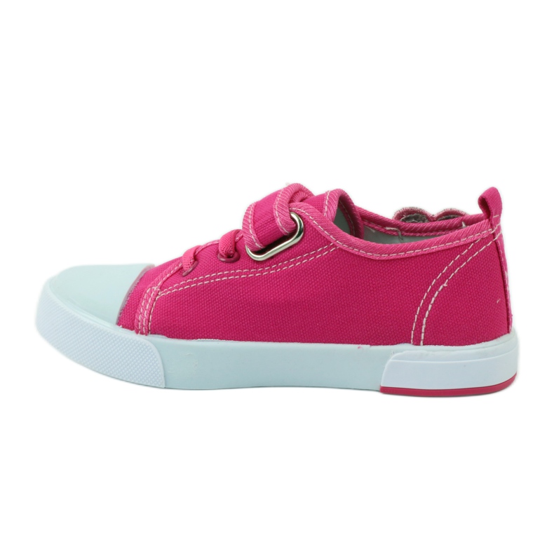 American Club Sneakers cuore americano con sottopiede in pelle rosa 2
