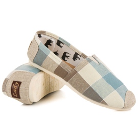 L. Day Comode espadrillas a scacchi multicolore 1