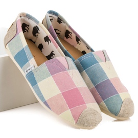 L. Day Comode espadrillas a scacchi multicolore 1