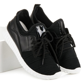 Sneakers nere senza lacci nero 1