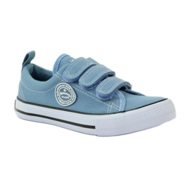 American Club Sneakers blu americane con velcro 1