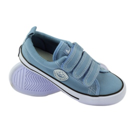 American Club Sneakers blu americane con velcro 3