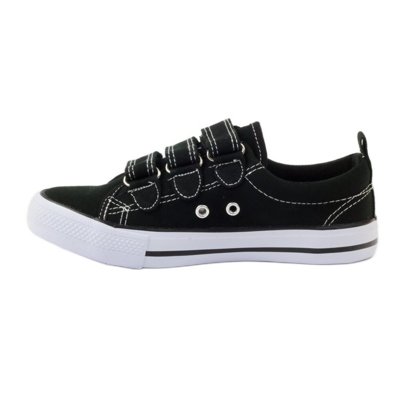American Club Sneakers nere americane in velcro nero 2