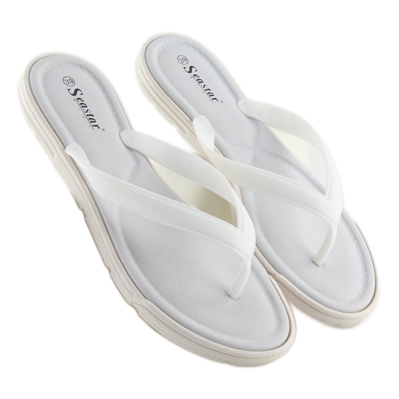 Infradito bianche da donna CK41P White bianco 2